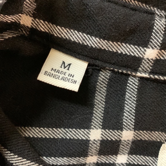 JACHS GIRLFRIEND FLANNEL BUTTON UP - Picture 7 of 9
